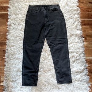 Black/ Grey American Eagle Mom Jeans